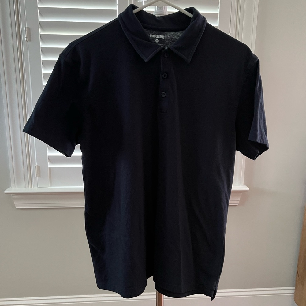 True Classic Men's Navy Polo Shirt